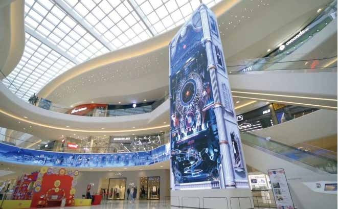 Mi-Series high brightness indoor atrium display