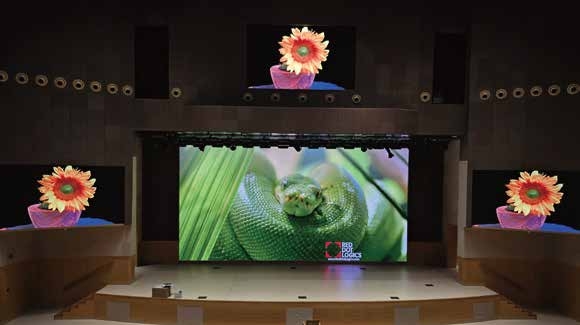 Mi-Series indoor stage and showroom application