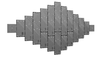 Arrange panels with vertical offsets