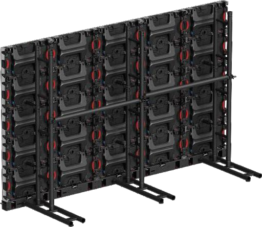 Floor-mounted and stacked installation