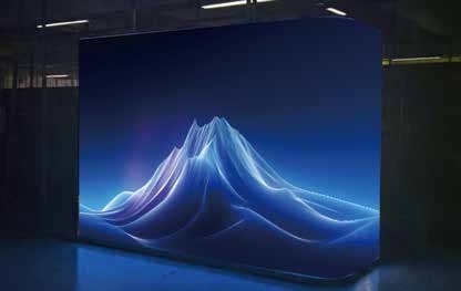 RDL iA Series smooth corner video wall