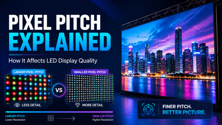 Pixel Pitch Explained: How It Affects LED Display Quality